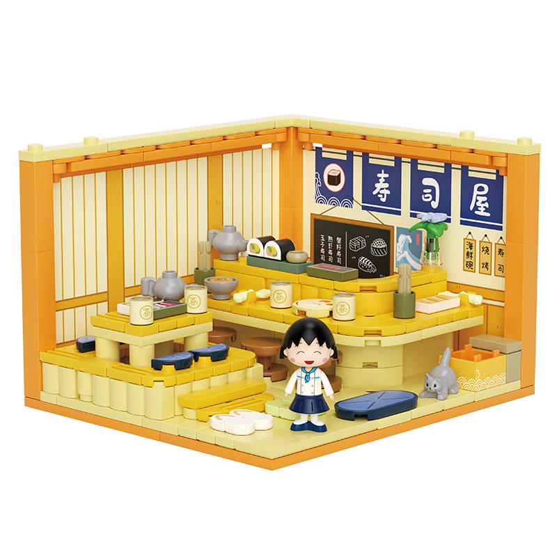 Home Bar Set - Weekit Chibi Maruko-chan, Juego de Bloques