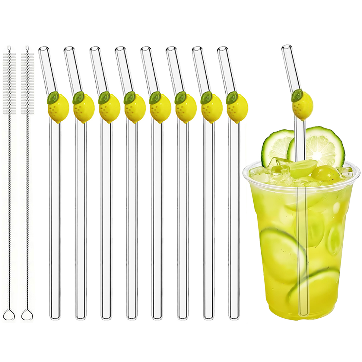 Home Bar Set - Juego de pajitas para beber de
