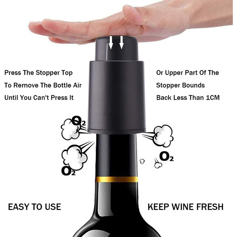 LMETJMA Tapones para botellas  - Wine Preservation Pump reseña y precio